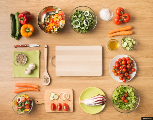 食材之美 俯視視角下的日常蔬果藝術